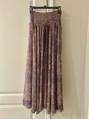 NWT Rhea Printed Wide Leg Pants- One Size